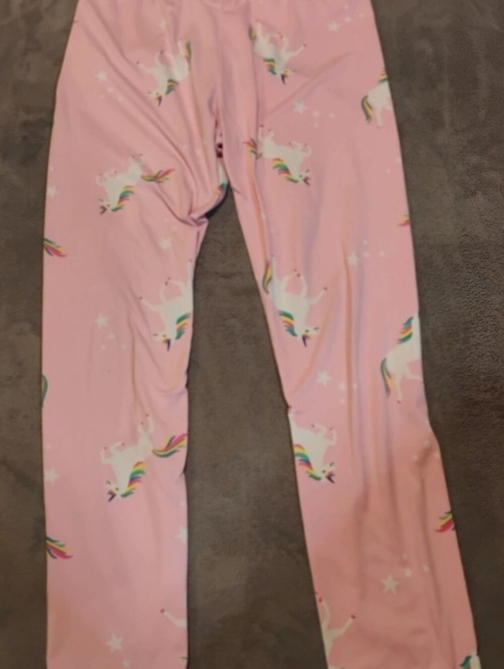 Wonder Nation Girls Pink Unicorn Leggings Pants - XL 14-16 Plus
